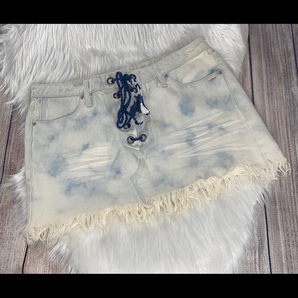Free people denim skirt size 29